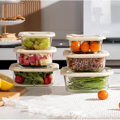 Glass Food Storage Containers and Kitchen Tools