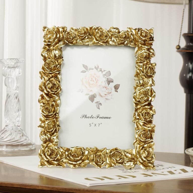Gold and Decorative Picture Frames for Elegant Home Display