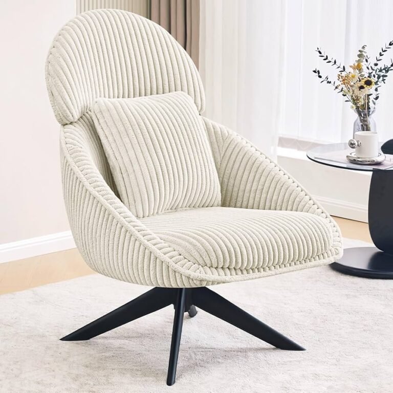 Upholstered Swivel Accent Chairs - Luxurious Comfort Meets Modern Style